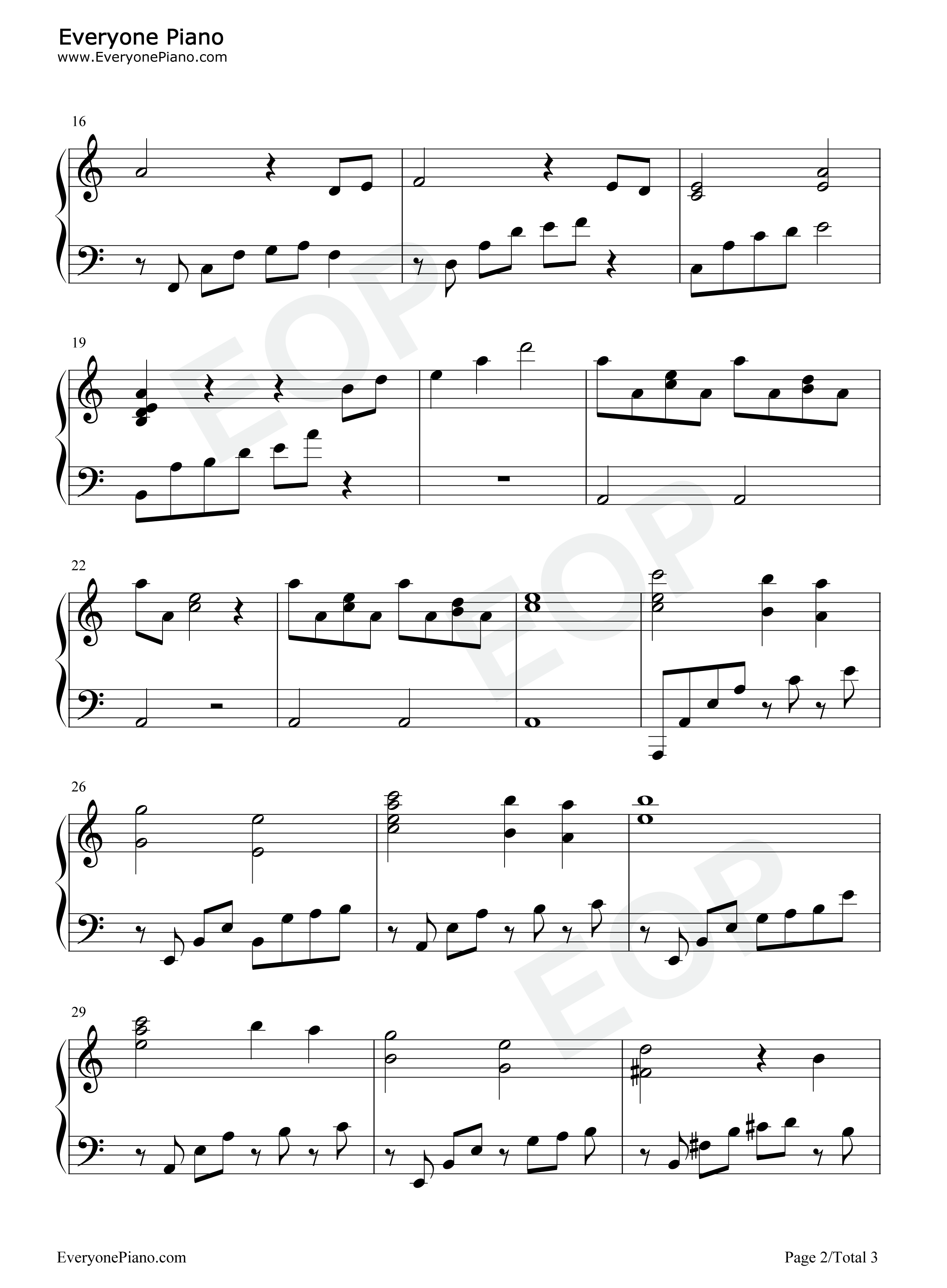 奥日与黑暗森林主题曲钢琴谱-Gareth Coker2