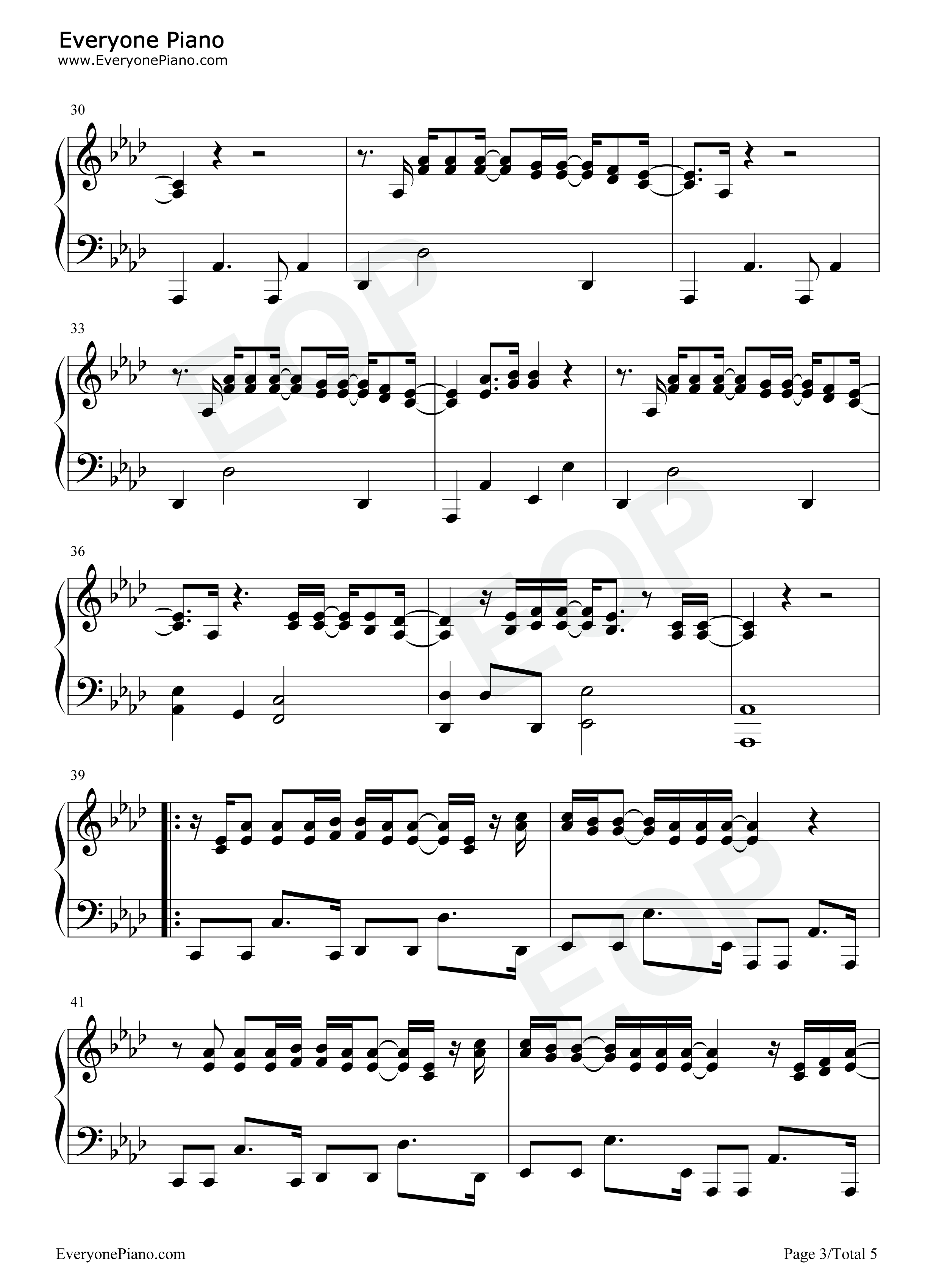 Goodness of God钢琴谱-Bethel Music Jenn Johnson3