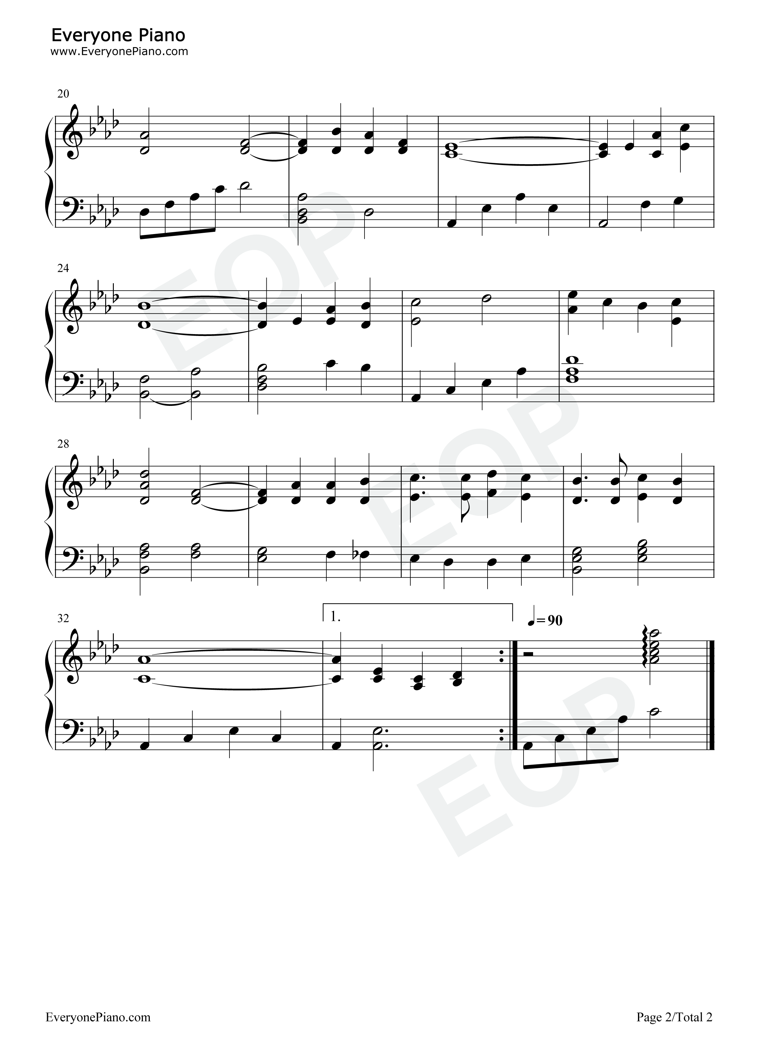 Because He Lives钢琴谱-Bill Gloria Gaither