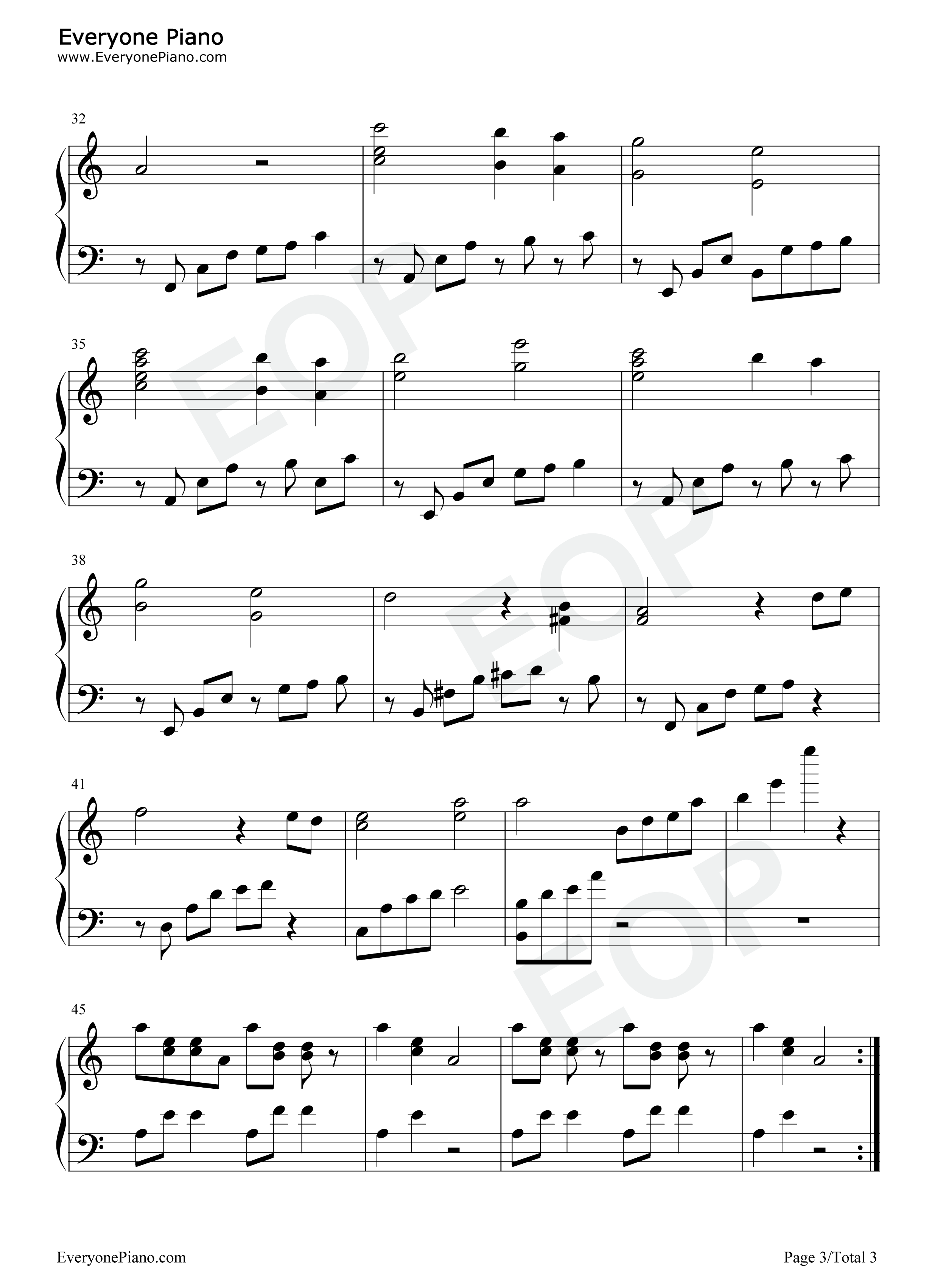 奥日与黑暗森林主题曲钢琴谱-Gareth Coker