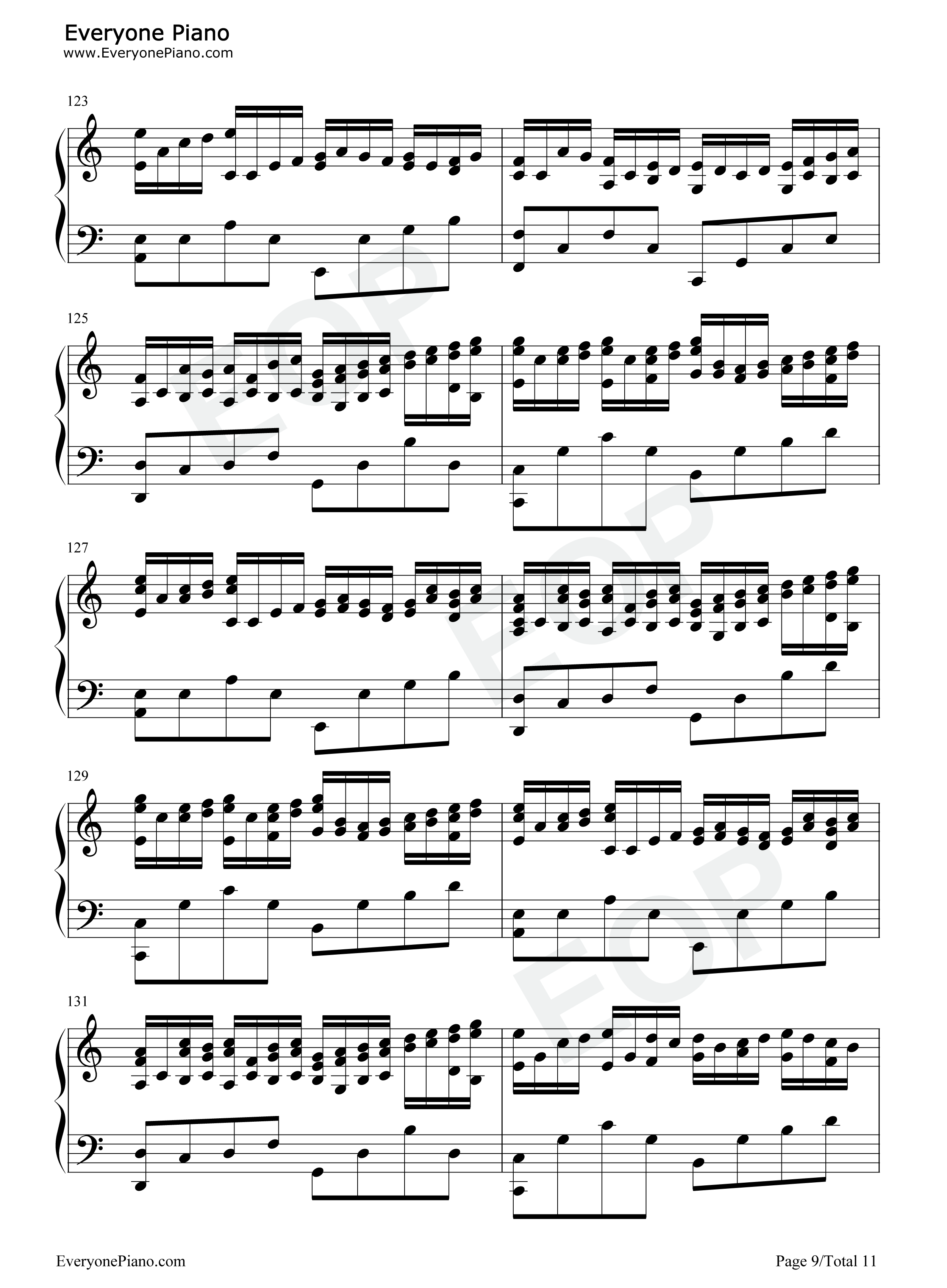 随想曲七钢琴谱-殇小默9