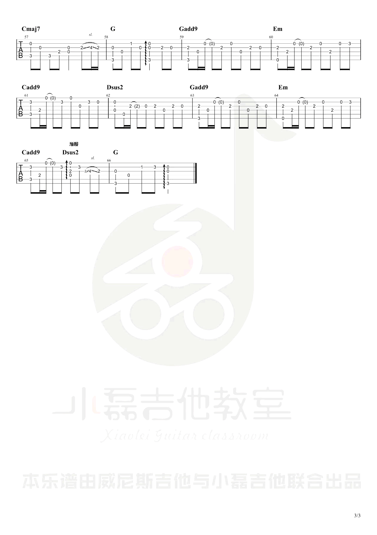 八十年代的歌指弹谱_赵雷_吉他独奏教学视频