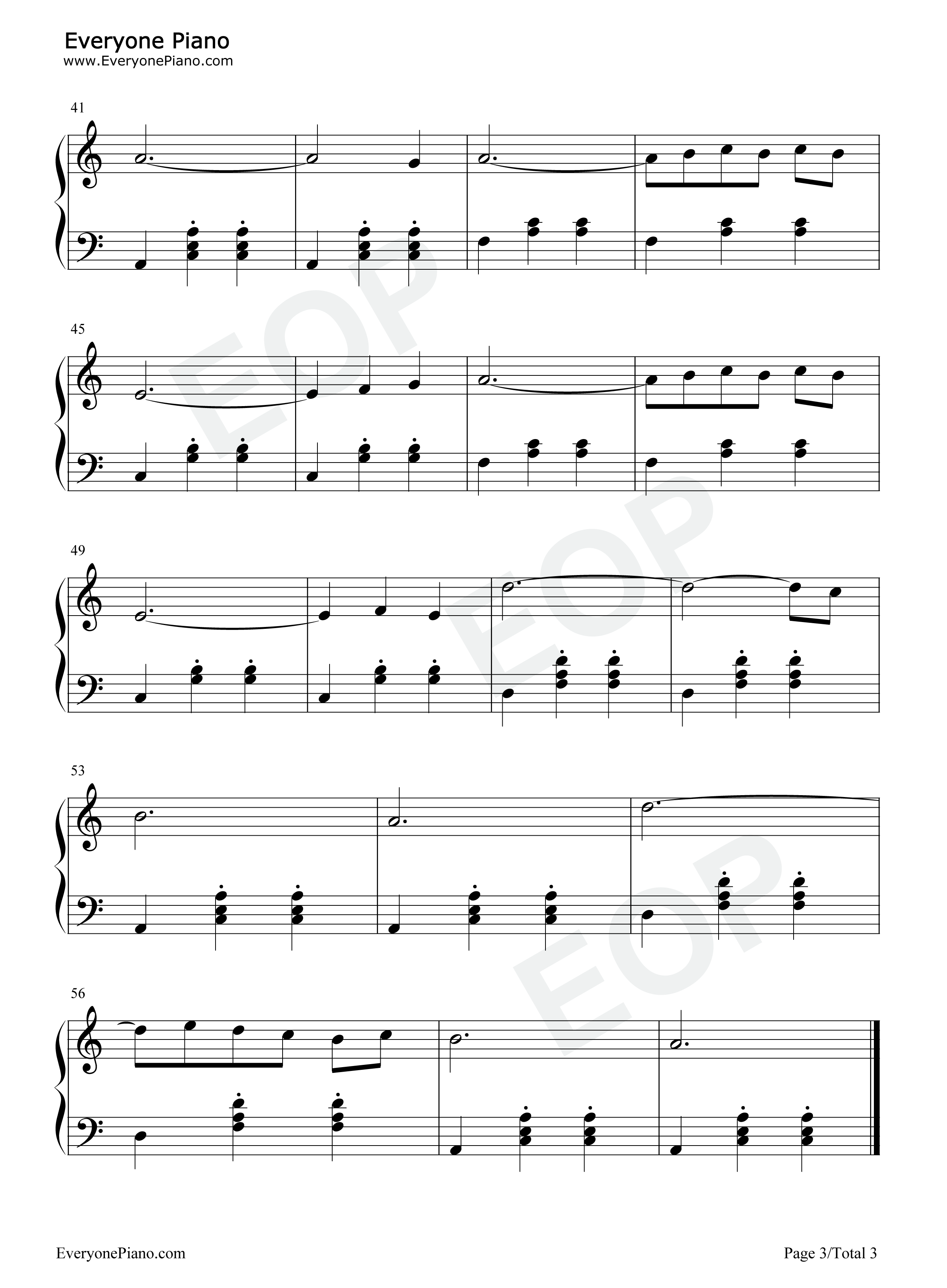 La Valse DAmelie钢琴谱-Yann Tiersen