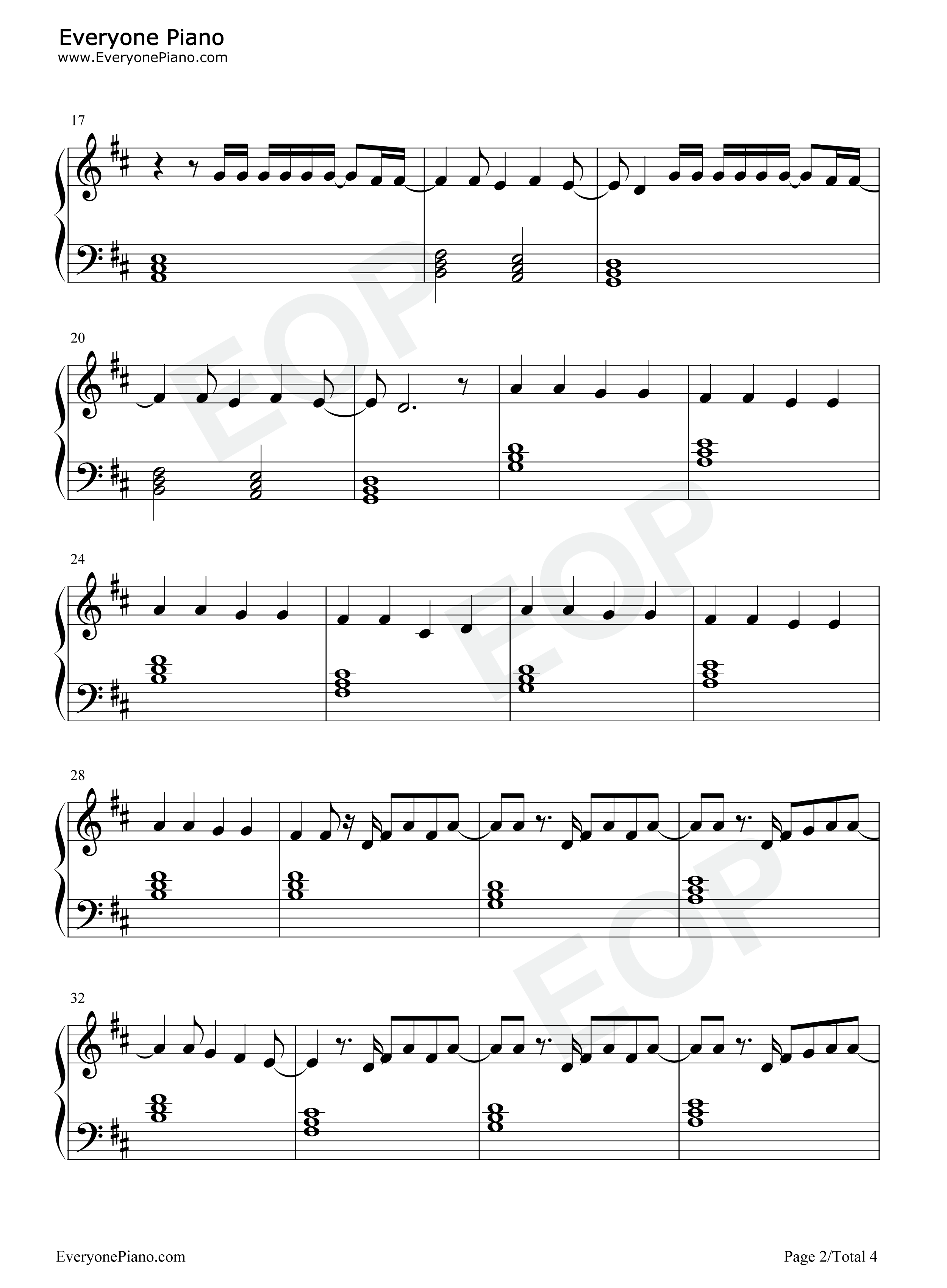 What A Beautiful Name钢琴谱-Hillsong Worship2