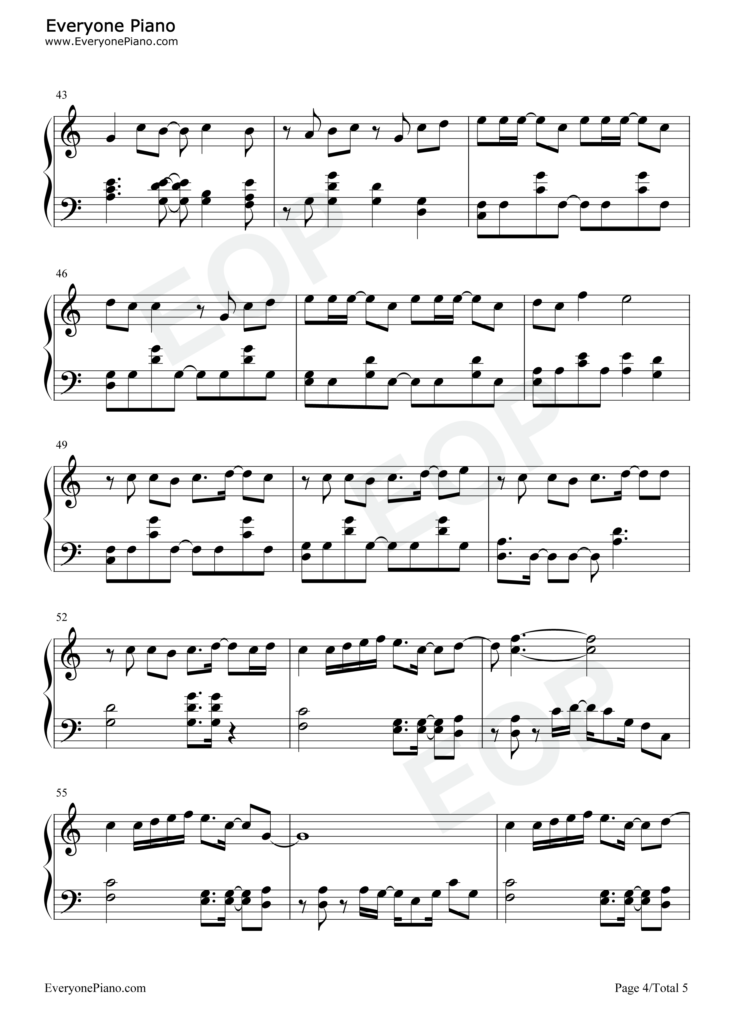 星座になれたら钢琴谱-結束バンド 纽带乐队4