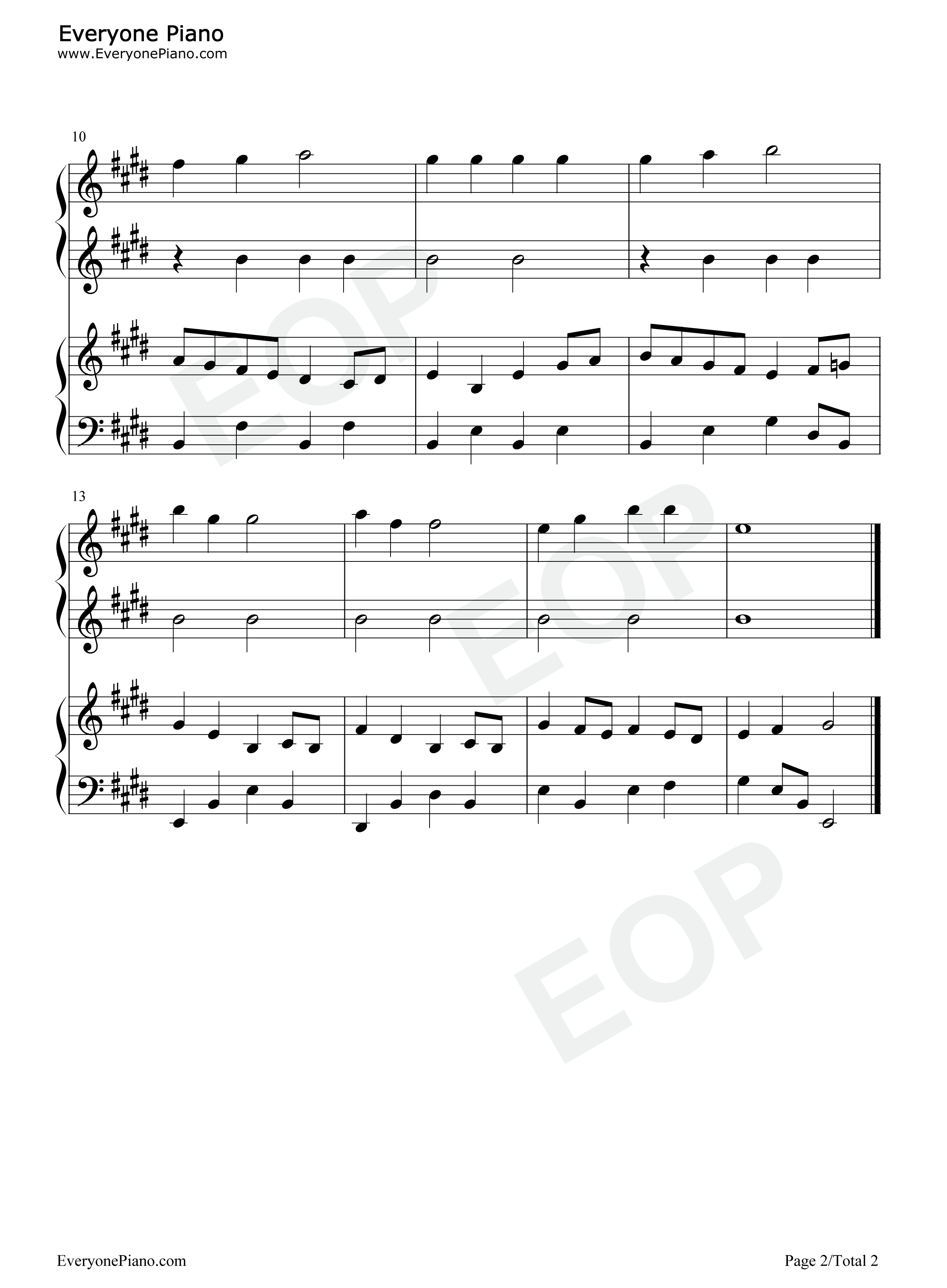 划船歌钢琴谱-Franz Wiedemann2