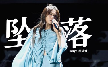 坠落吉他谱_蔡健雅_C调原版弹唱谱