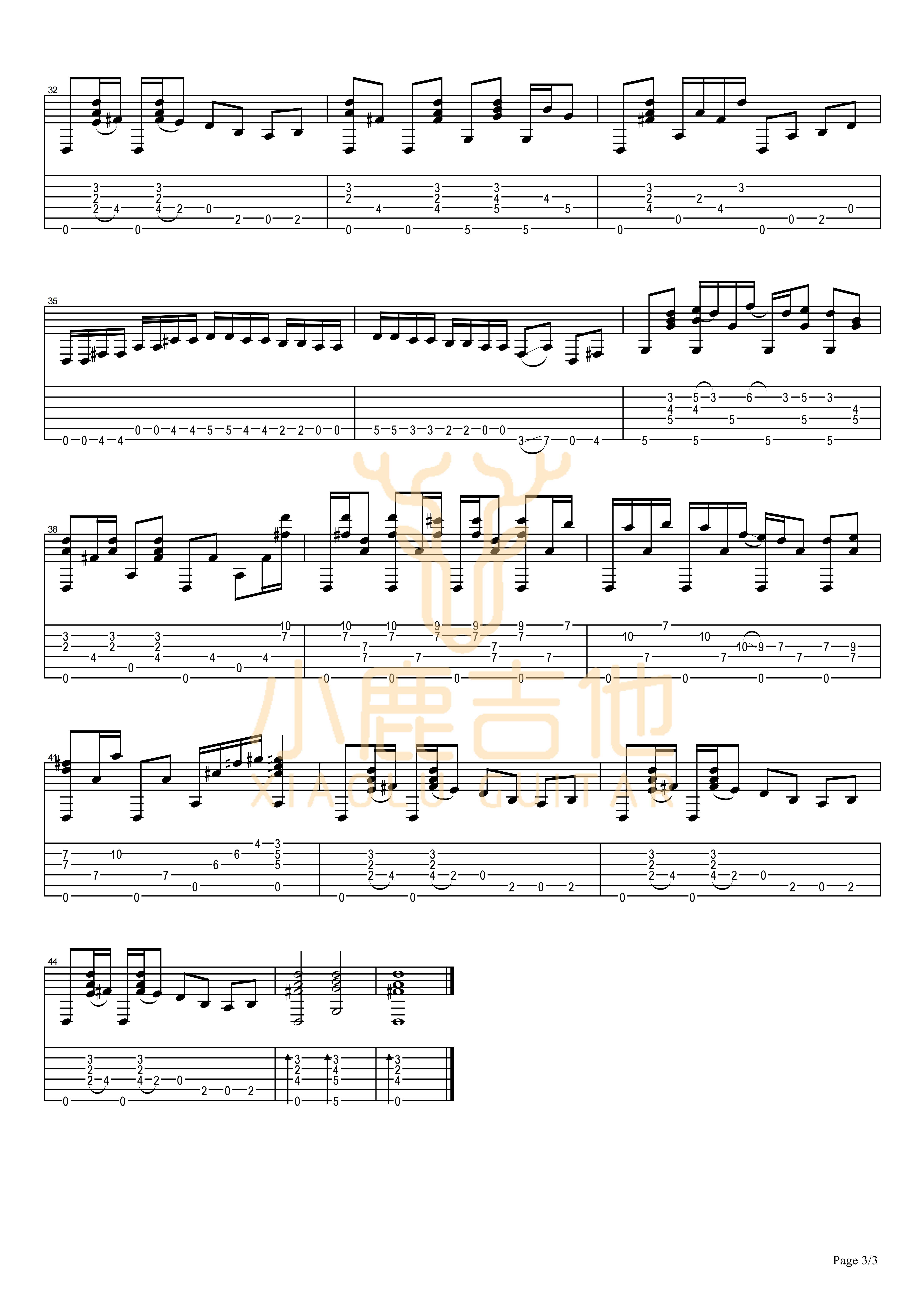 Do I Ever Cross Your Mind吉他谱-3