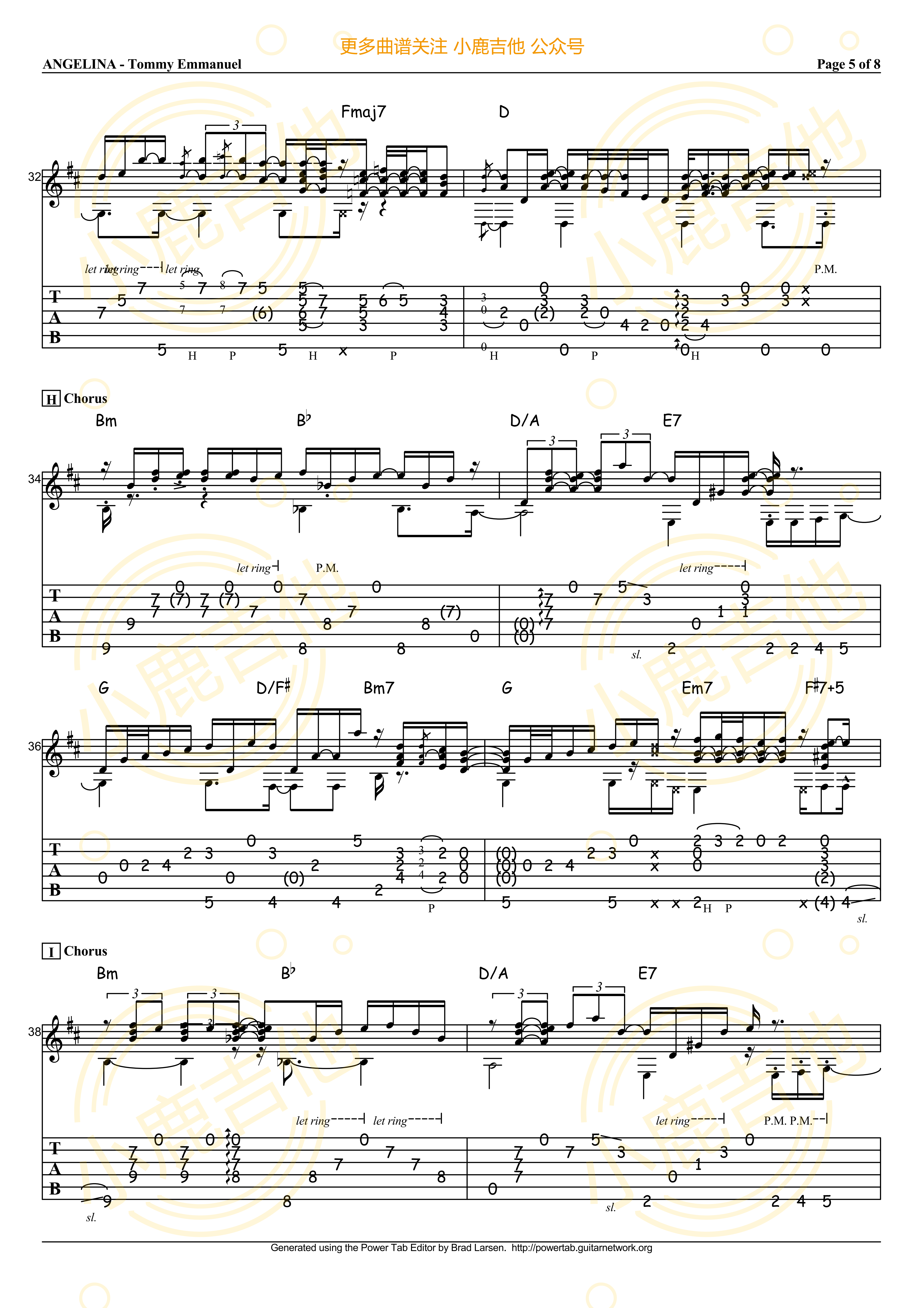 Angelina吉他谱-5