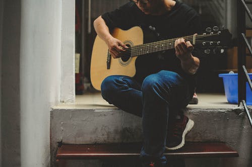 你莫走指弹谱 G调六线谱