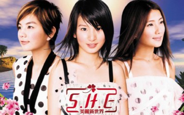 美丽新世界吉他谱_S.H.E_C调指法扫弦版