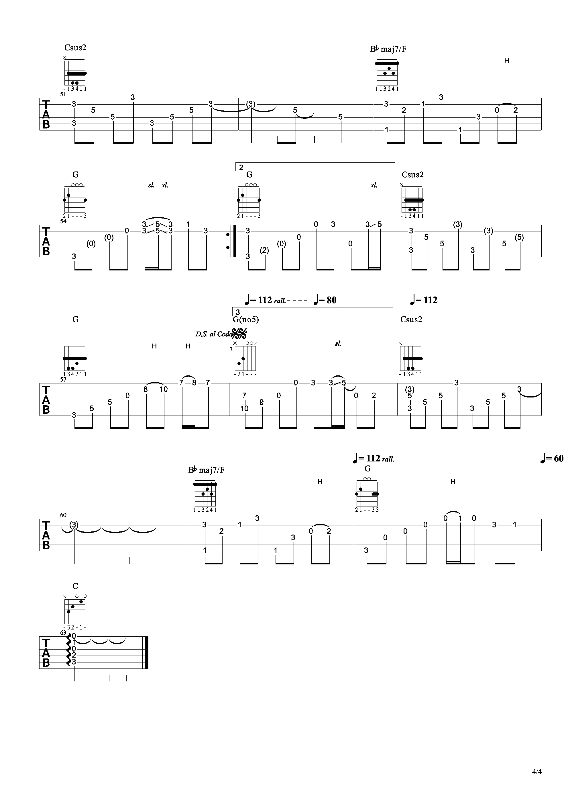 我们都被忘了吉他谱-4