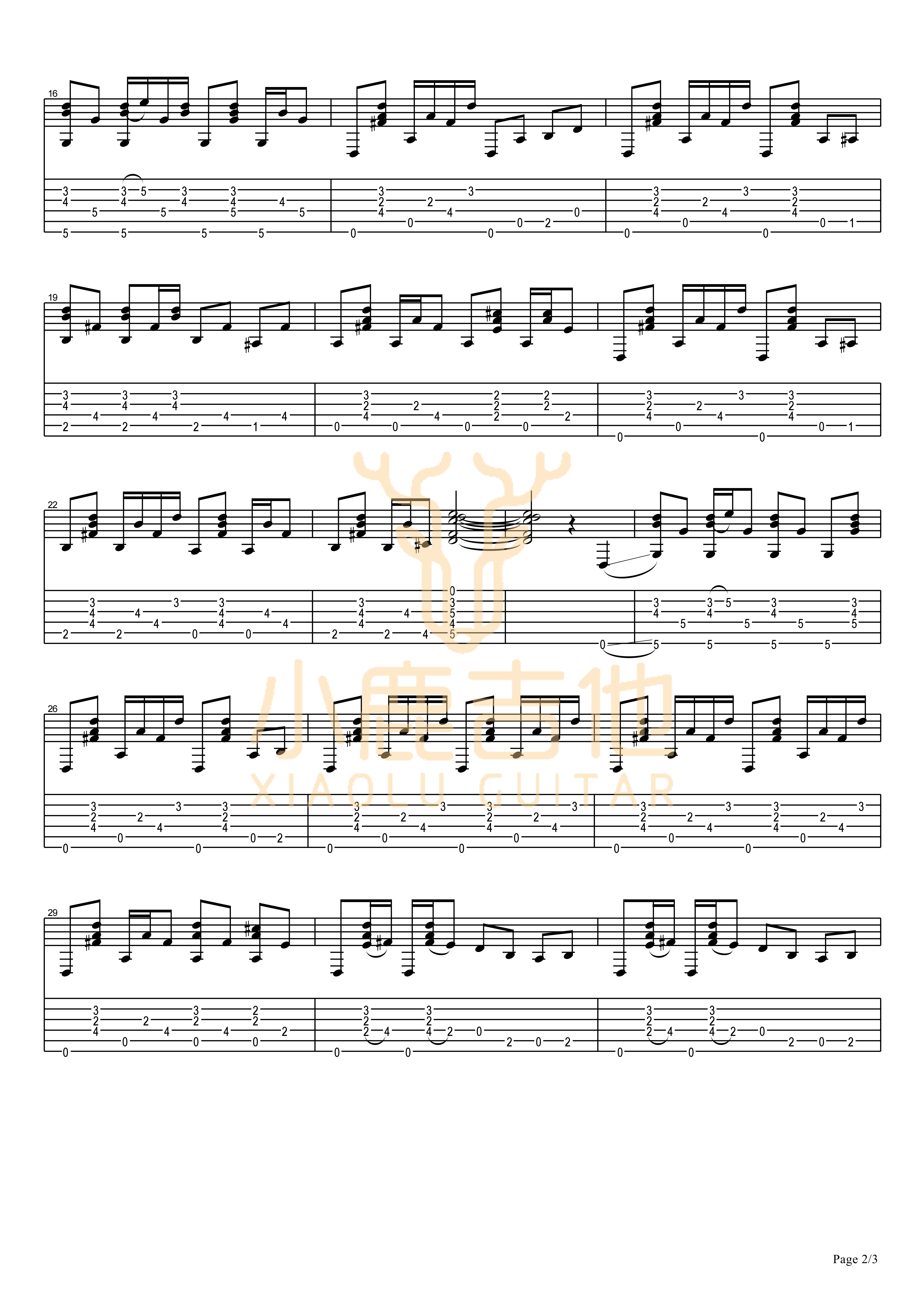 Do I Ever Cross Your Mind吉他谱-2