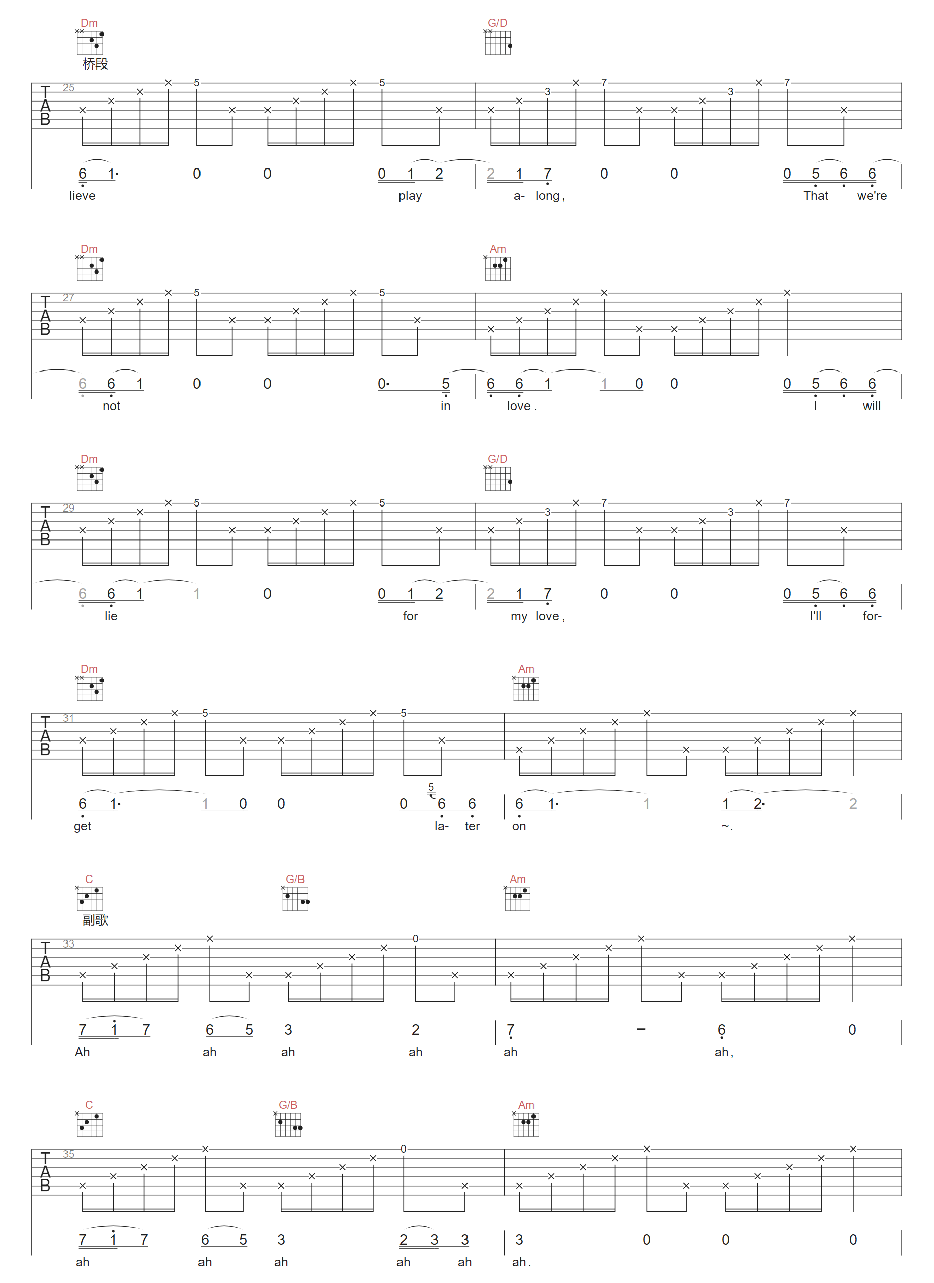 Until吉他谱3-Lotte-Kestner