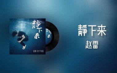 静下来吉他谱_赵雷_D调指法原版弹唱谱