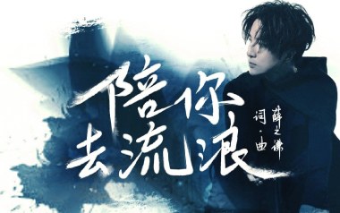 陪你去流浪吉他谱_薛之谦_C调指法弹唱谱