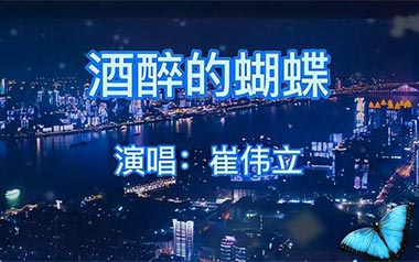 酒醉的蝴蝶吉他谱_崔伟立_G调原版弹唱谱