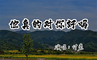 他真的对你好吗吉他谱_付豪_C调简单版