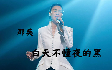 白天不懂夜的黑吉他谱_那英_C调简单版