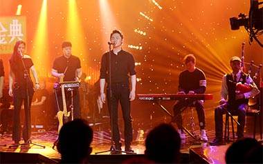 日落大道吉他谱_梁博_A调指法弹唱谱